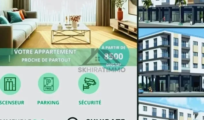 Beaux appartements à Skhirat Centre