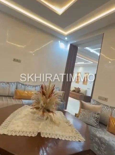 salon de l'appartement à bouznika